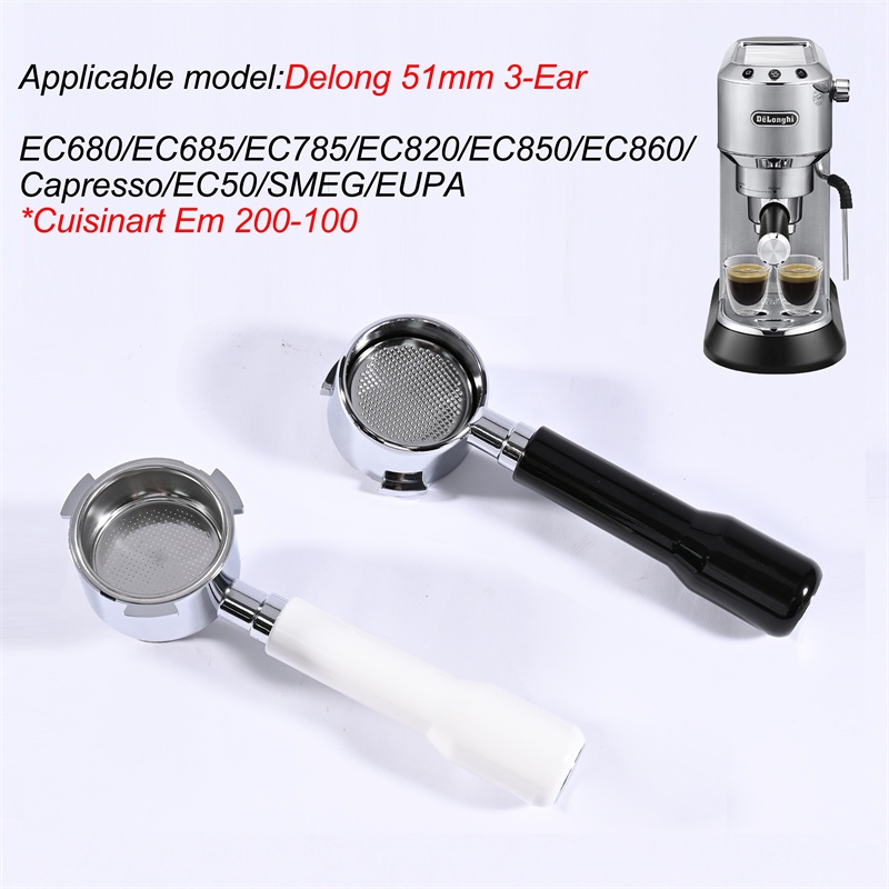 Delonghi Espresso Magnifica - 51mm Koffie Bodemloze Filterhouder Voor Delonghi