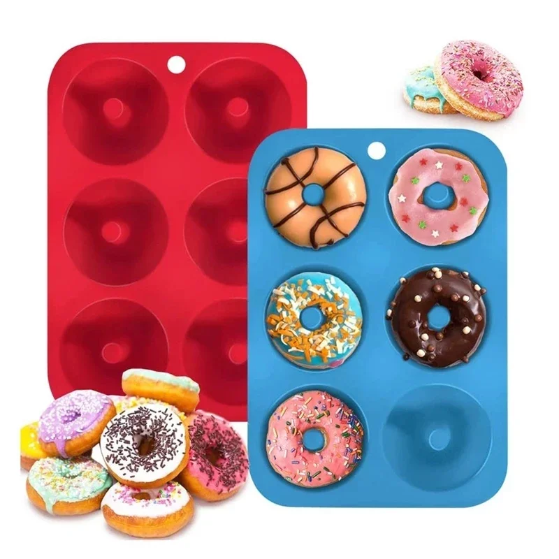Donut Mold Silicone - 1/2 Stuks Siliconen Muffins Donut Schimmel