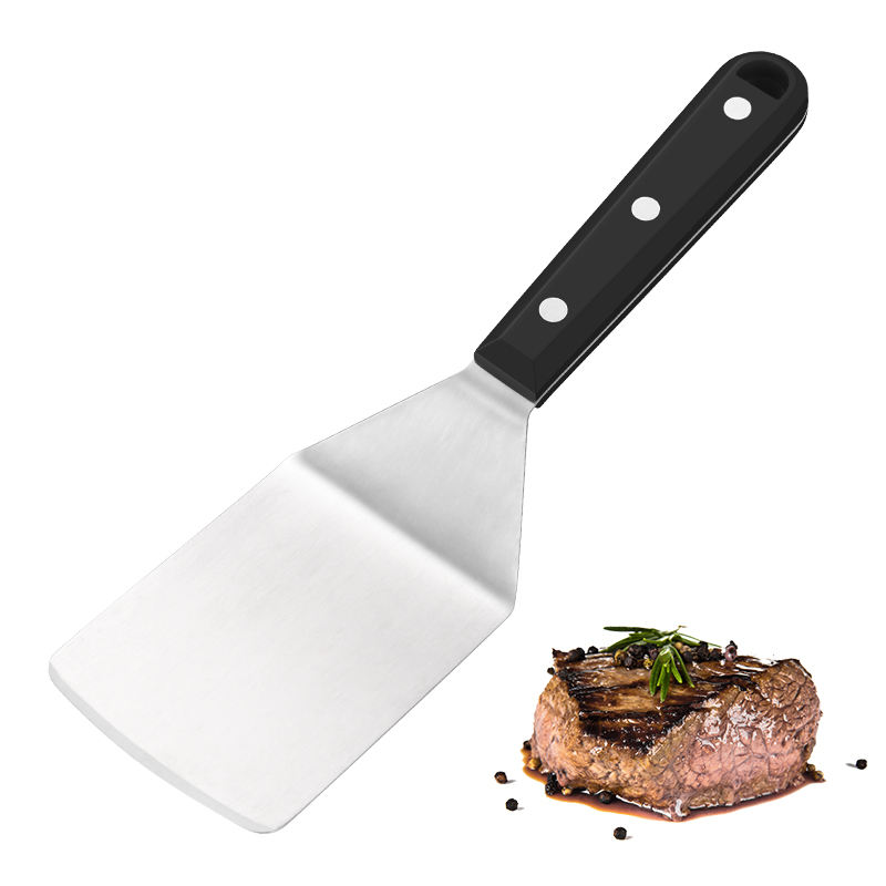 Okonomiyaki Spatula - roestvrijstalen bakplaat spatel turner pannenkoek Hamburger