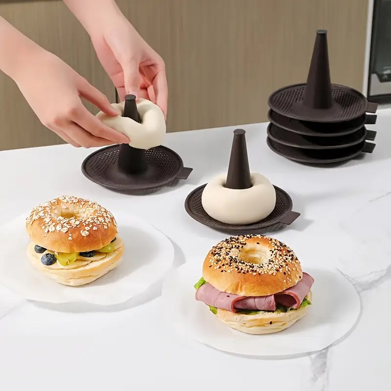 Donut Mold Silicone - 6/12 Stuks Bakvorm Set Siliconen Donuts