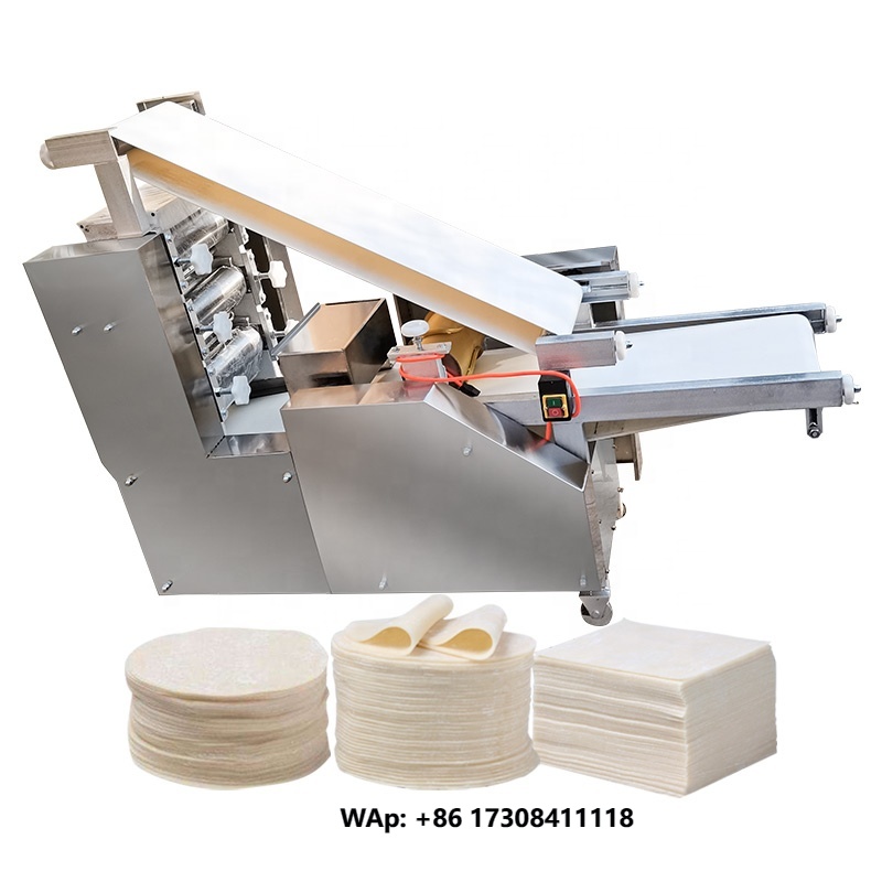 Spring Roll Wrapper - Automatische grote dumplingdeegvormer, loempiavellen- en papadverpakkingsmachine,