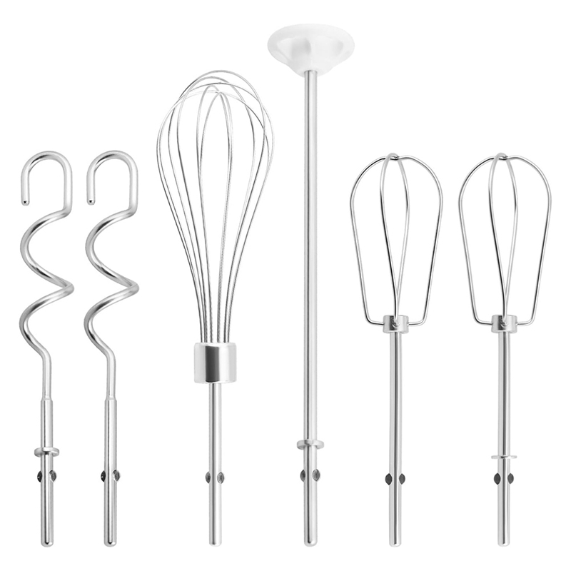 Kitchenaid Mixer Hand Mixer - ABKO-handmixeropzetstukken klopper, garde, mengstaaf en deeghaken,