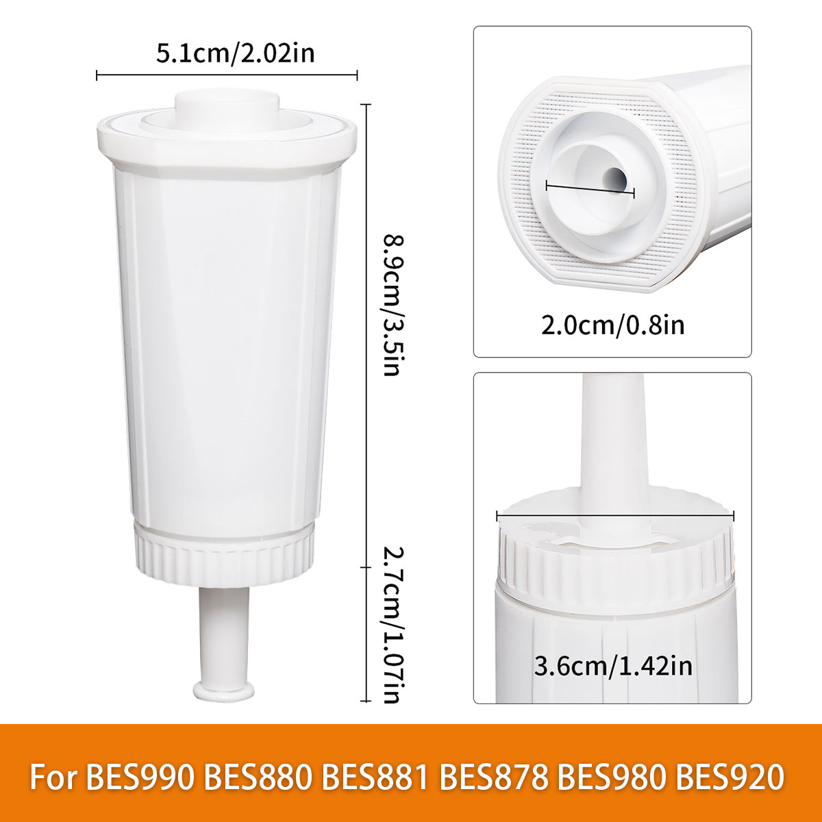 Breville Espresso Barista Touch - BES880 Waterfilter Gebruikt Voor Breville Barista