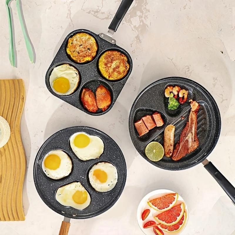 Anti-aanbakpan met meerdere ga - Mini Pancake Griddle recensie en prijs