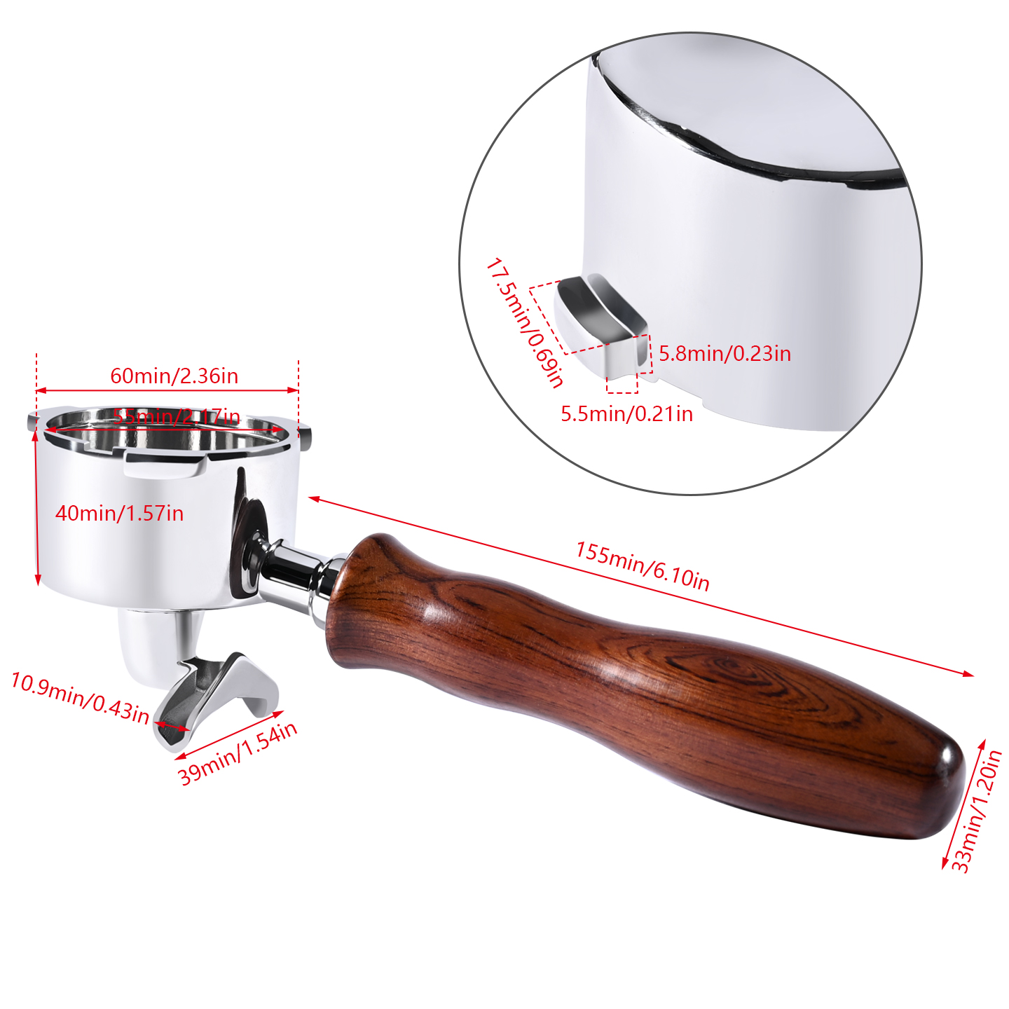 51mm Koffie Filterhouder Dubbe - Delonghi Espresso Magnifica recensie en prijs