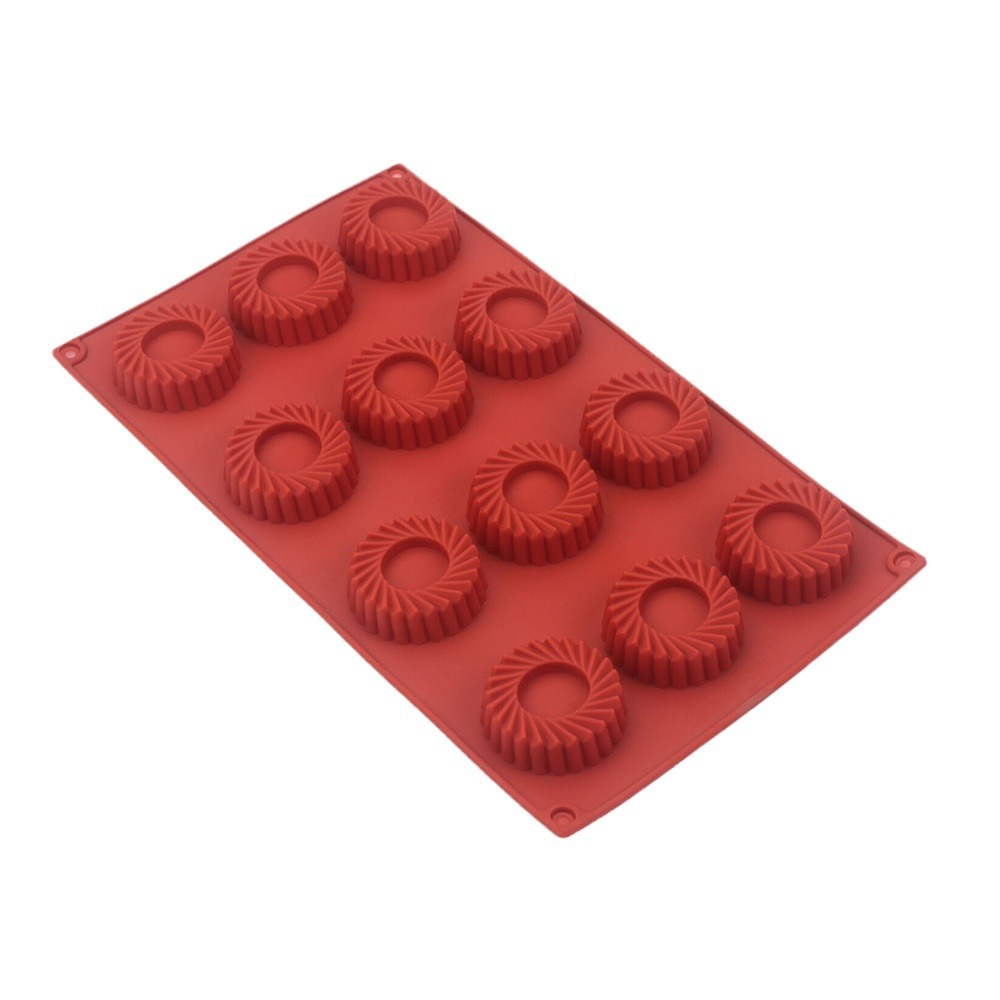12-gaats ronde vortexvormige s - Donut Mold Silicone recensie en prijs