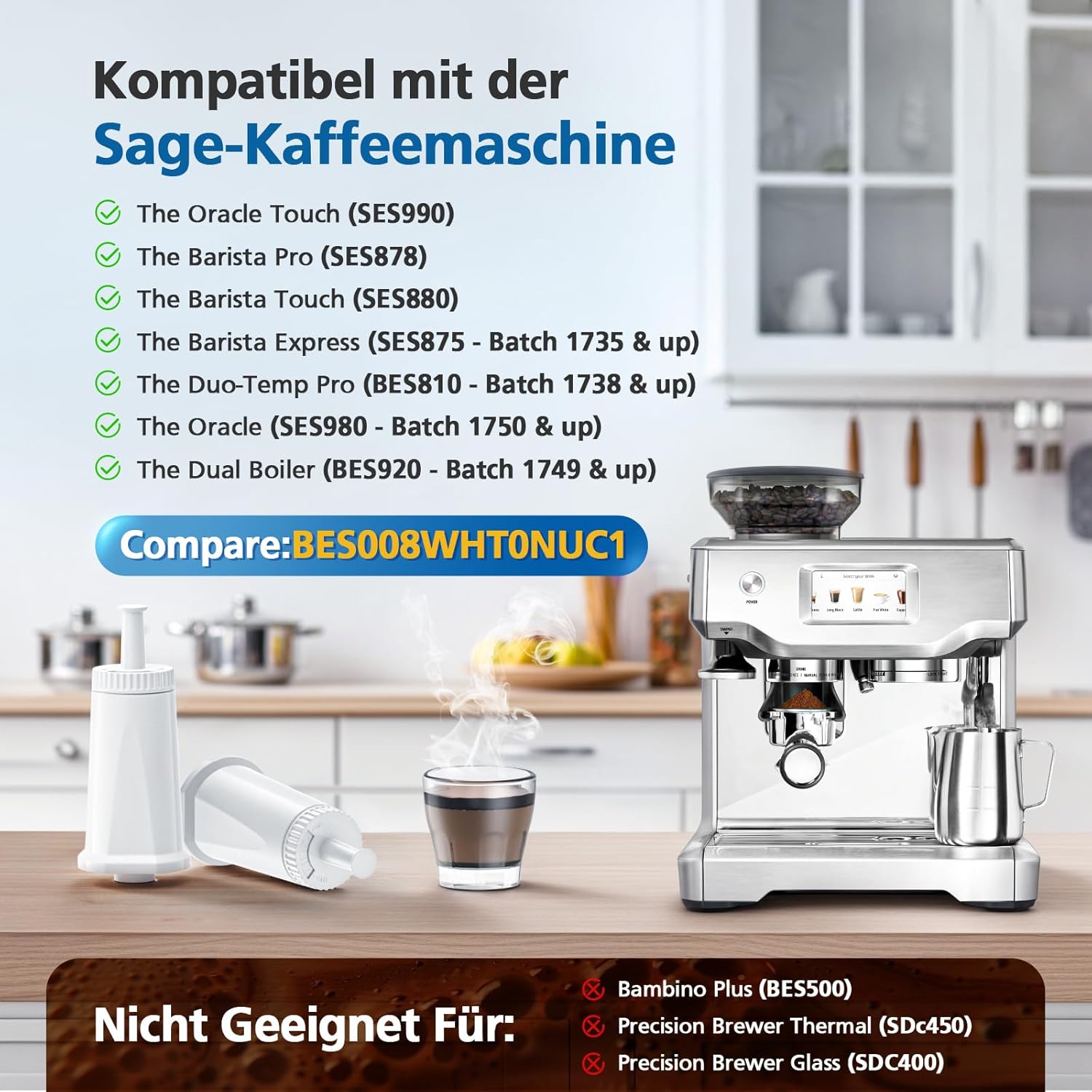 Vervangend waterfilter voor Br - Breville Espresso Barista Touch recensie en prijs