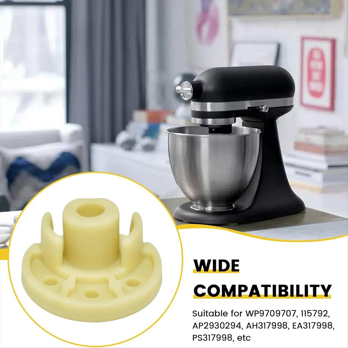A75K 9709707 Mixer Bodem Rubbe - Kitchenaid Mixer Hand Mixer recensie en prijs