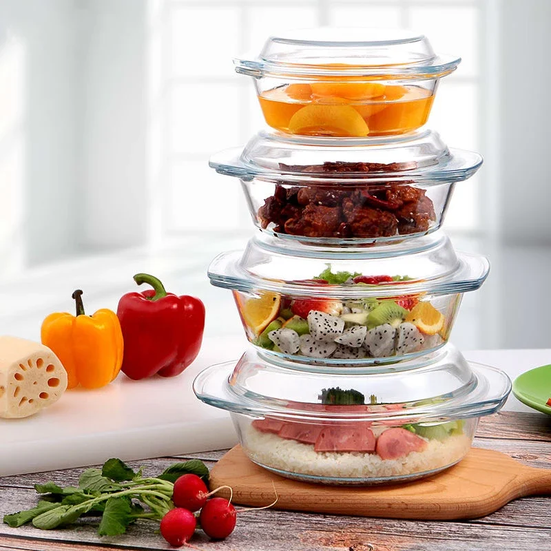 Kom van gehard glas met deksel - Dim Sum Basket recensie en prijs