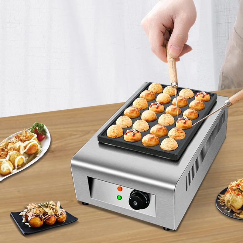 Commerciële grote elektrische  - Takoyaki Grill Plate recensie en prijs