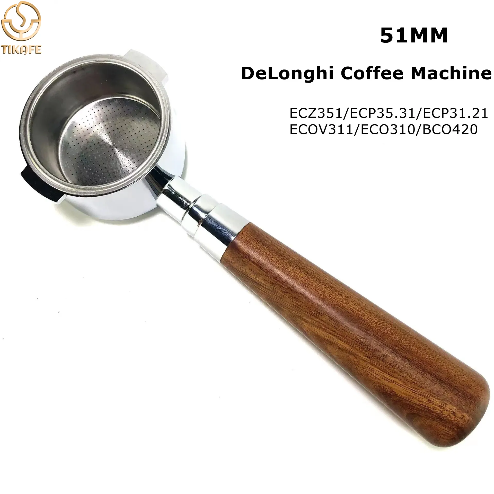 51mm Bodemloze Portafilter Naa - Delonghi Espresso Ecp3420 recensie en prijs