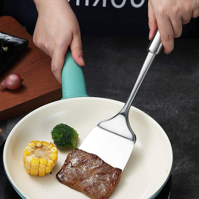 Roestvrijstalen spatel met lan - Okonomiyaki Spatula recensie en prijs