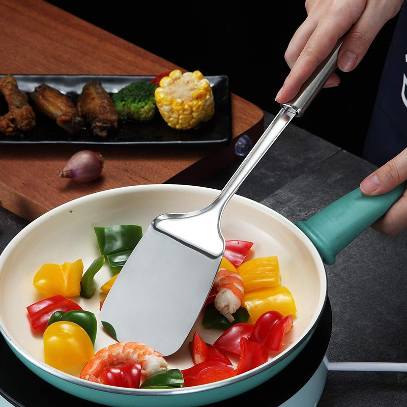 Roestvrijstalen spatel met lan - Okonomiyaki Spatula recensie en prijs