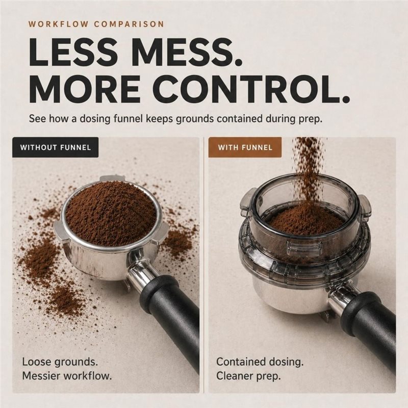 B15C Doseertrechter 54mm Twist - Breville Espresso Barista Touch recensie en prijs