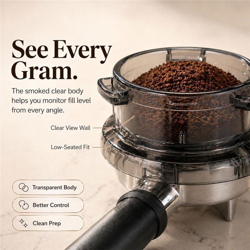 B15C Doseertrechter 54mm Twist - Breville Espresso Barista Touch recensie en prijs