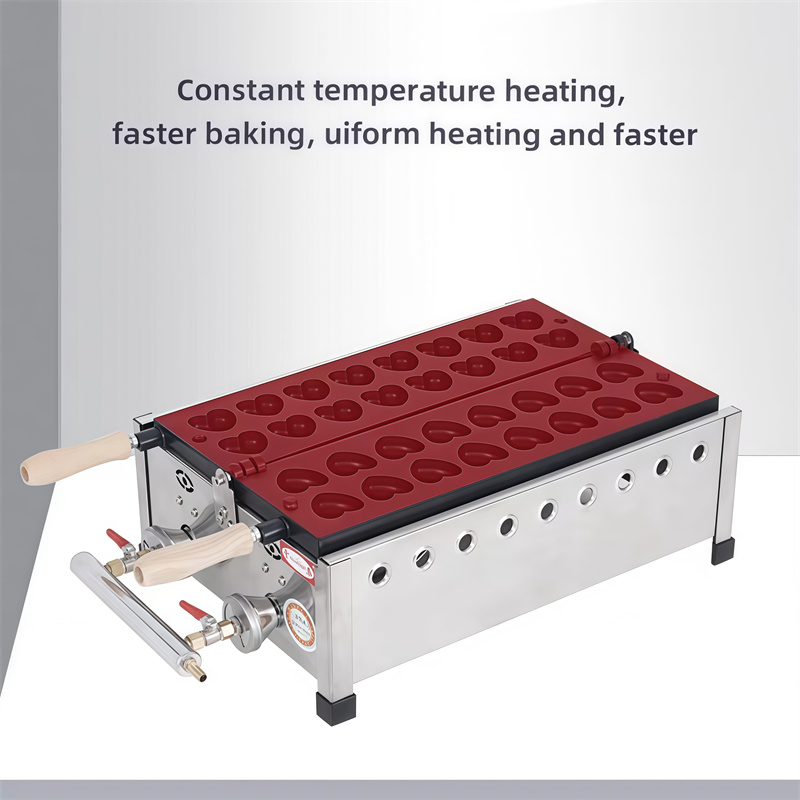Mini Gas Hartvorm Wafelijzer C - Mini Pancake Griddle recensie en prijs