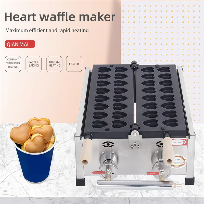 Mini Gas Hartvorm Wafelijzer C - Mini Pancake Griddle recensie en prijs