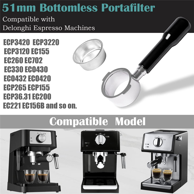 ABYN-51Mm Bodemloze Filterhoud - Delonghi Espresso Ecp3420 recensie en prijs