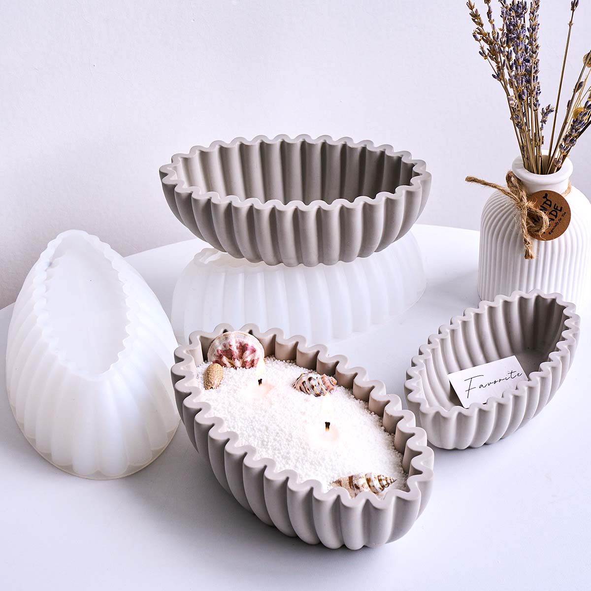 S/M/L Ovale Gestreepte Opbergk - Potsticker Mold recensie en prijs