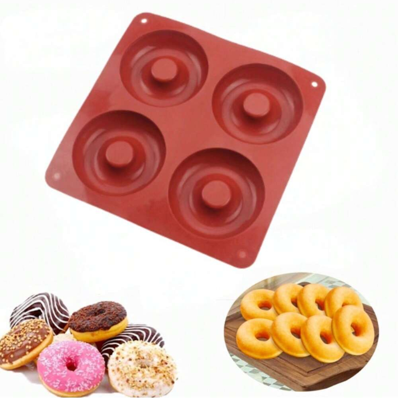 1Pc 4 Gaten Donut Siliconen Ma - Donut Mold Silicone recensie en prijs