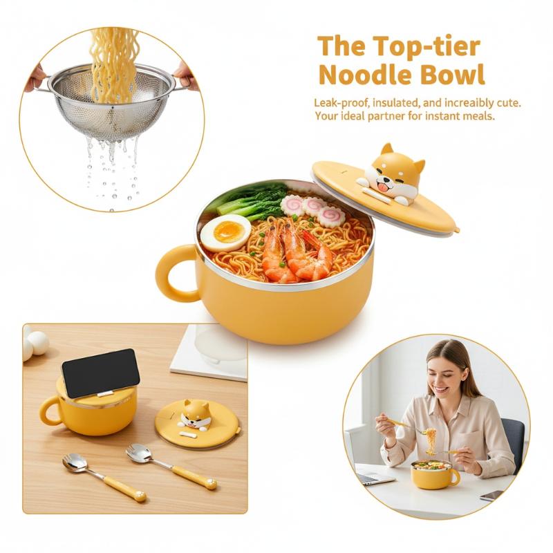 RVS instant noedelkom met deks - Dim Sum Basket recensie en prijs