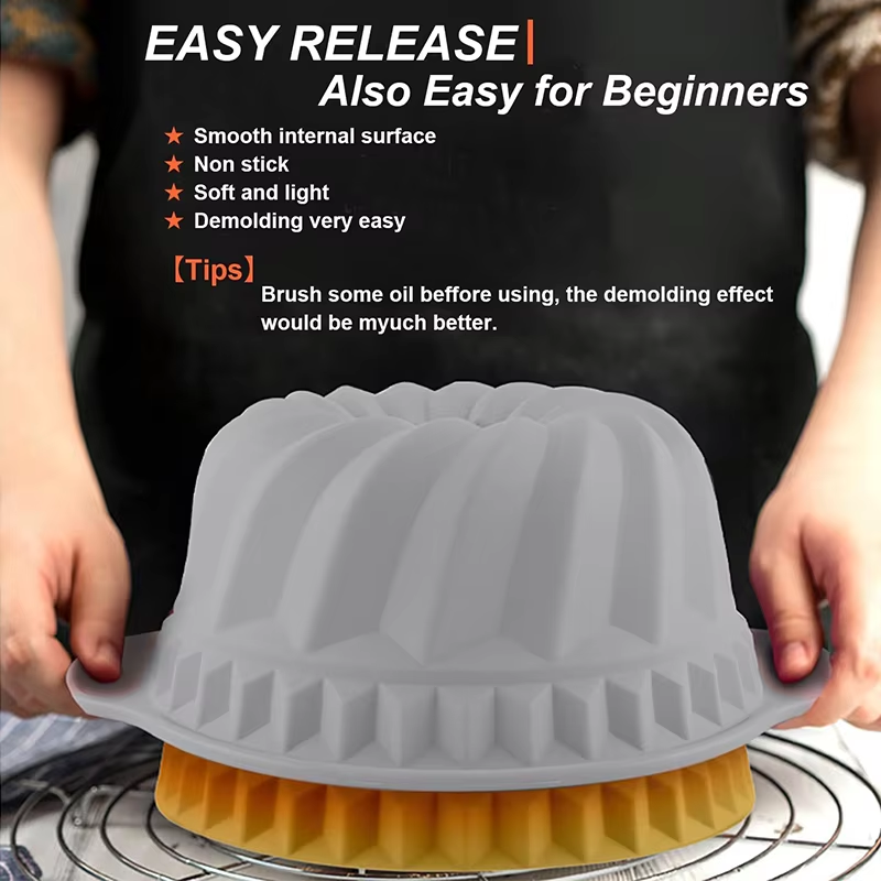 Siliconen Gecanneleerde Taartp - Donut Mold Silicone recensie en prijs